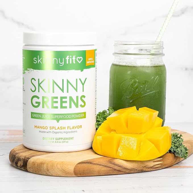 SkinnyFit Mango Splash Skinny Greens, Green 30 Servings