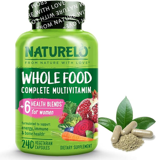 NATURELO Whole Food Multivitamin for Women 240 Vegan