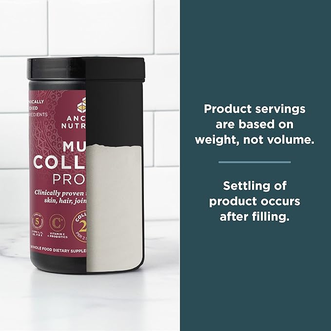 Ancient Nutrition Hydrolyzed Collagen Peptides Powder 24 Servings, 8.6oz
