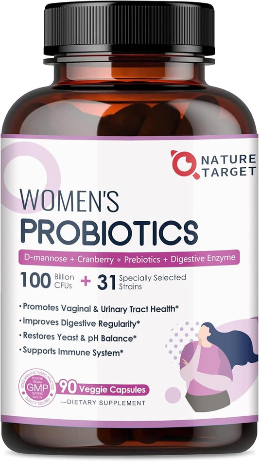 Probiotics for Women Digestive Health, 100 90 Veggie