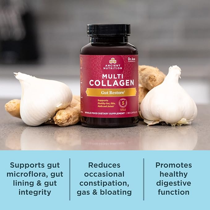 Collagen Pills with Probiotics for Gut 90 Ct,