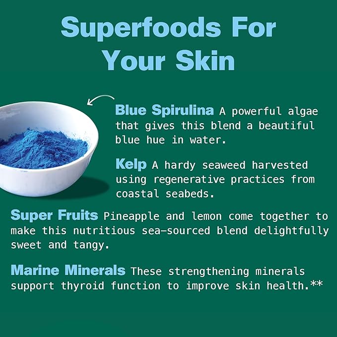 KULI KULI Organic Marine Glow Superfood Blend, 6 OZ