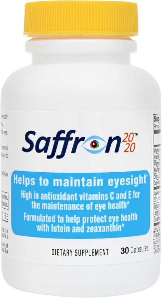 Saffron 2020 Supplement with Saffron, Resveratrol, -30 Vegetarian