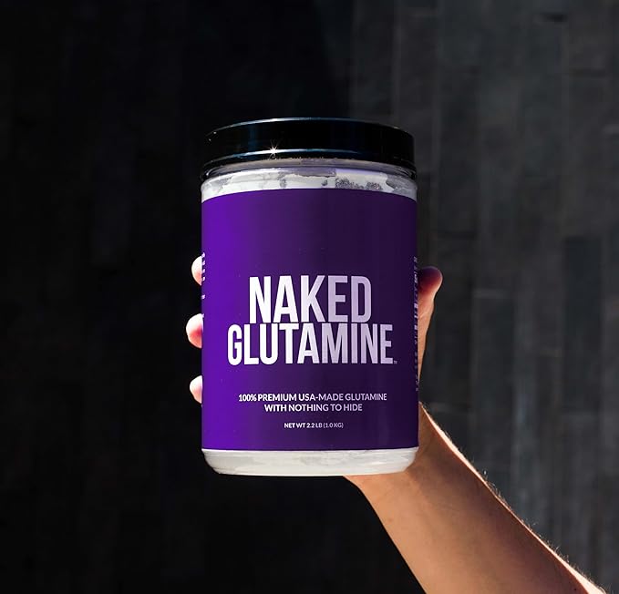 Pure L-Glutamine Made in The USA 200 Servings 1,000g, 2.2lb 2.2lb Bulk,