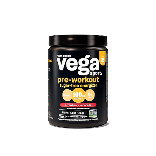 Vega Sport Sugar Free Pre-Workout Energizer, 4.3 oz