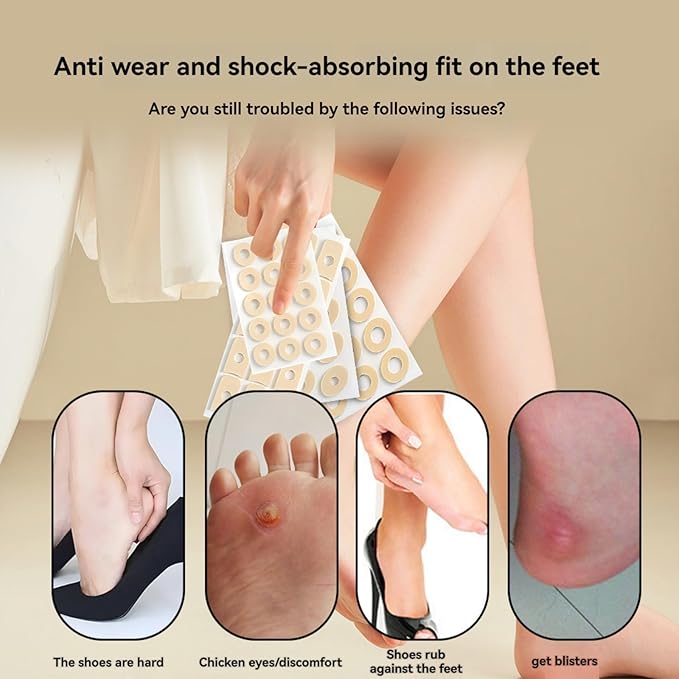 120 Pcs Corn Pads for Toes 4 sizes,