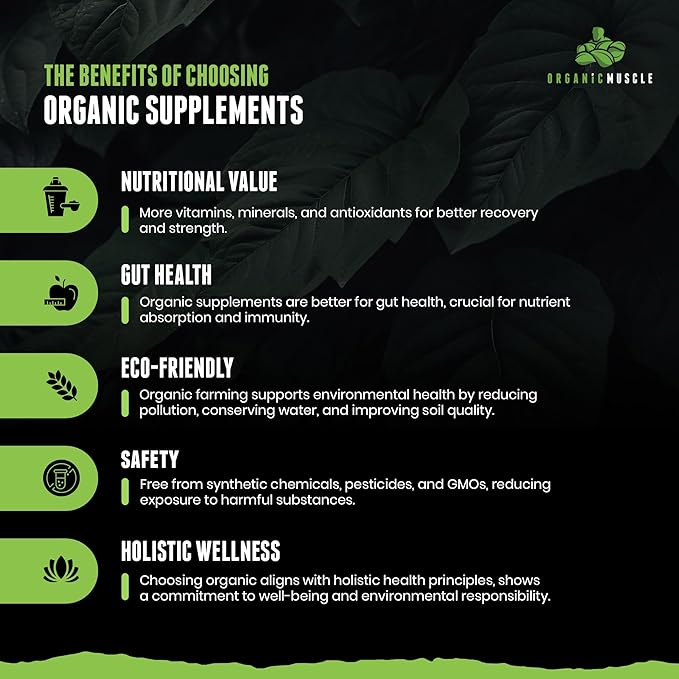 Organic Muscle Clean Pre Workout Powder