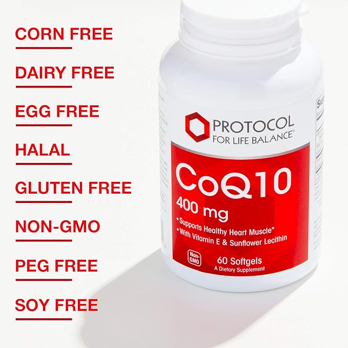 Protocol CoQ10 400mg with Vitamin E 60 Softgels