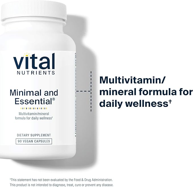 Vital Nutrients Minimal and Essential Multivitamin 90 Capsules