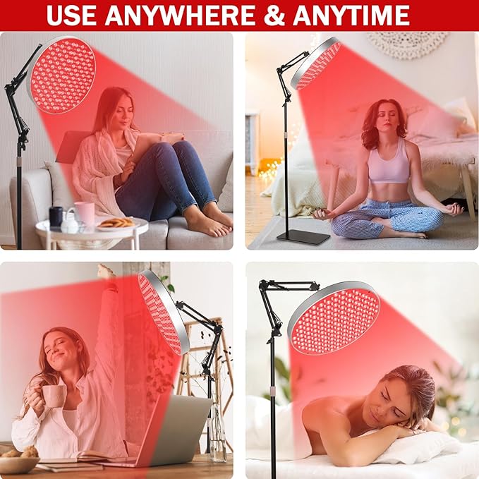 13" Round Red Light Therapy 660nm Red 850nm Infrared