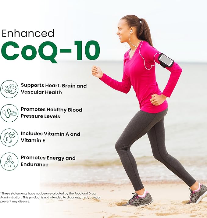 Zaytun CoQ10 Highly Absorbable, Heart Health 60 Mini
