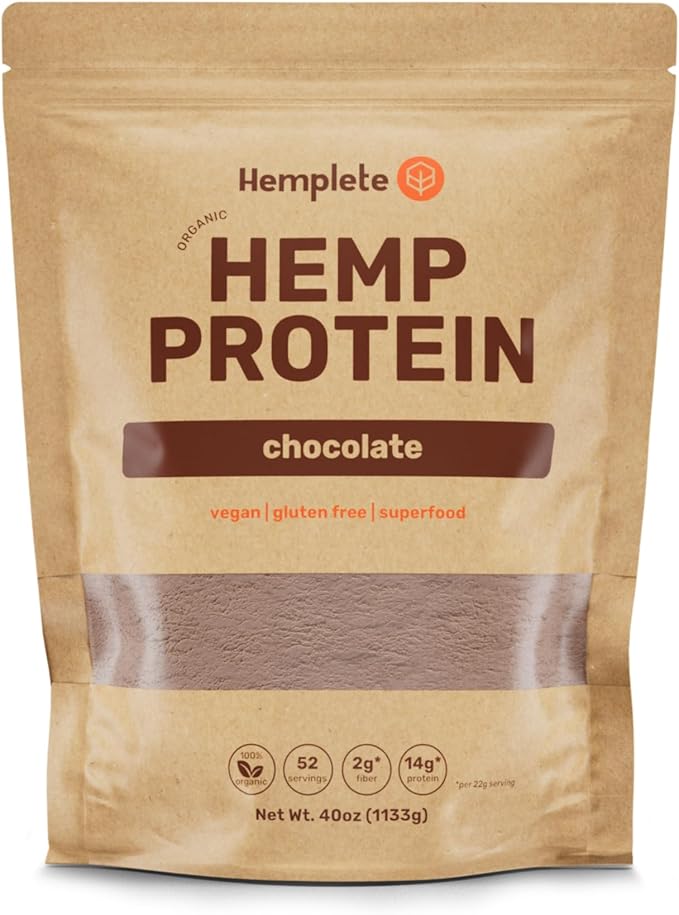 Organic Vegan Hemp Heart Protein Powder, 4 Simple (40oz)