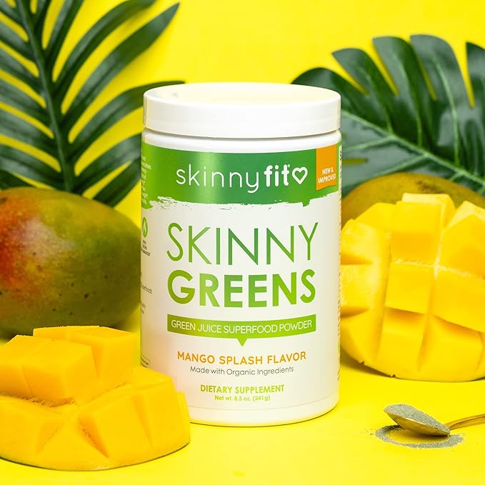 SkinnyFit Mango Splash Skinny Greens, Green 30 Servings