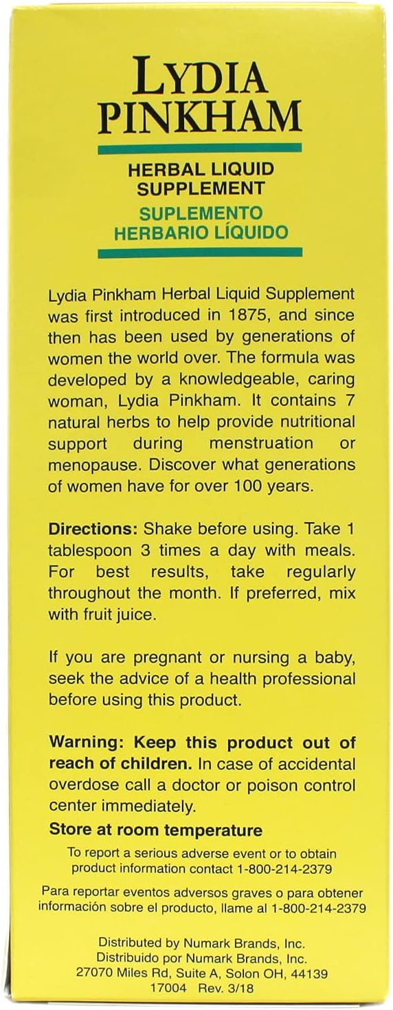 2-PAK Lydia Pinkham Nutritional Support Liquid 16oz bottles