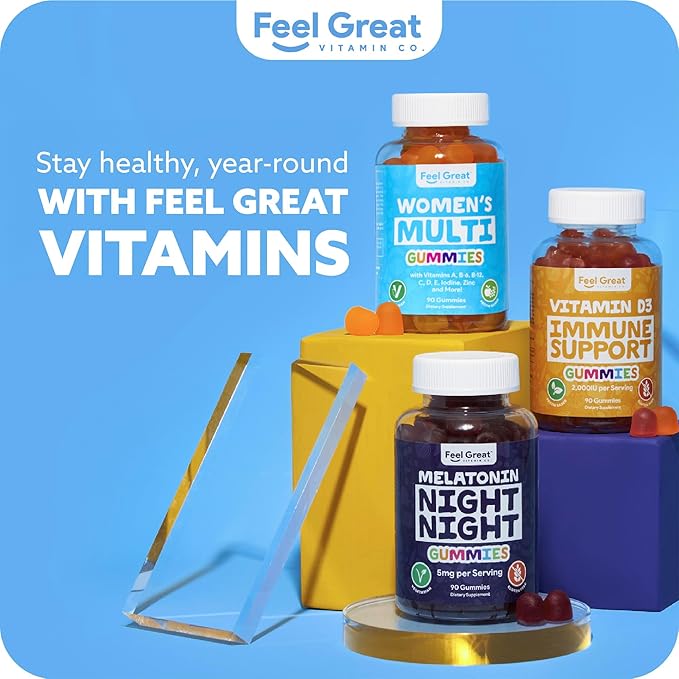 Multivitamin Gummy for Women by Feel B-6, B-12, B-12, C,