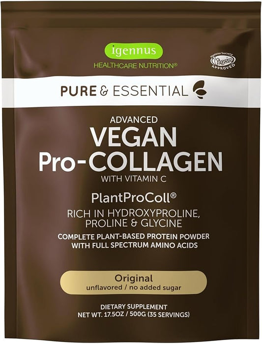Pure & Essential Vegan Collagen Peptide 35 Servings