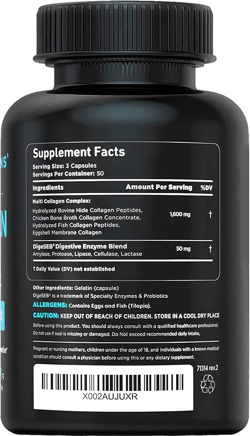 Vital Vitamins Collagen for Women & (2 Pack) 300 Capsules