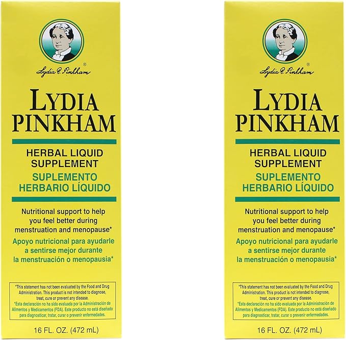 2-PAK Lydia Pinkham Nutritional Support Liquid 16oz bottles