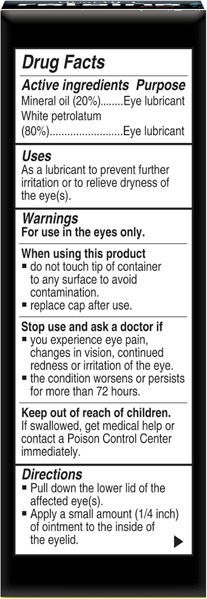 OCuSOFT Retaine PM Nighttime Ointment 5g Tube