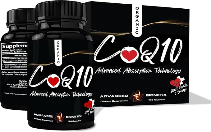 Advanced Absorption 200mg CoQ10 w/Black Pepper 90 Softgels.