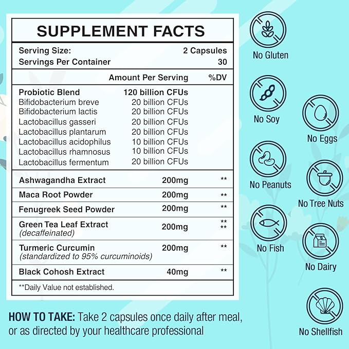 120 Billion CFU Probiotic 120 Caps