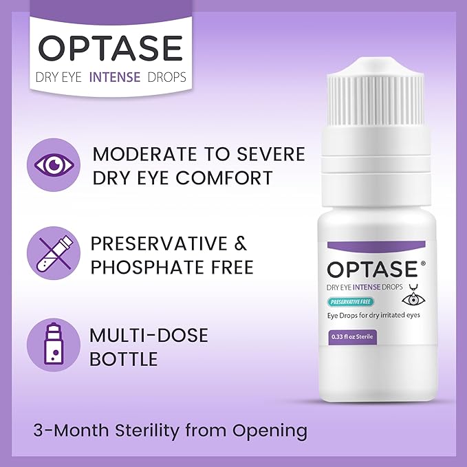 Optase Dry Eye Intense Drops 3 Hydrate .33 fl 300 Doses