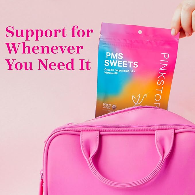 Pink Stork Organic PMS Support Sweets B6 and 30 Drops