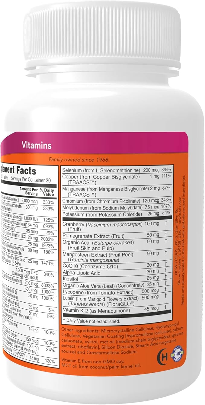 NOW Supplements, Eve™ Women's Multivitamin CoQ10, Plus 90 Tablets 2)