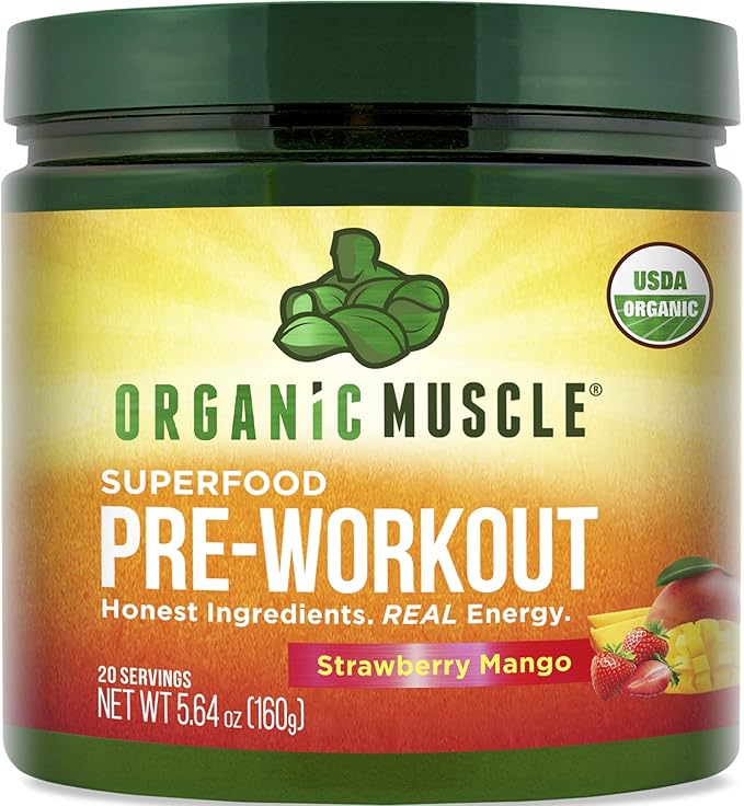 Organic Muscle Clean Pre Workout Powder