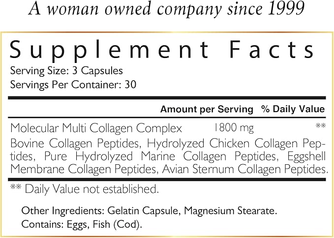 Coco March Molecular Multi-Collagen 90 Capsules