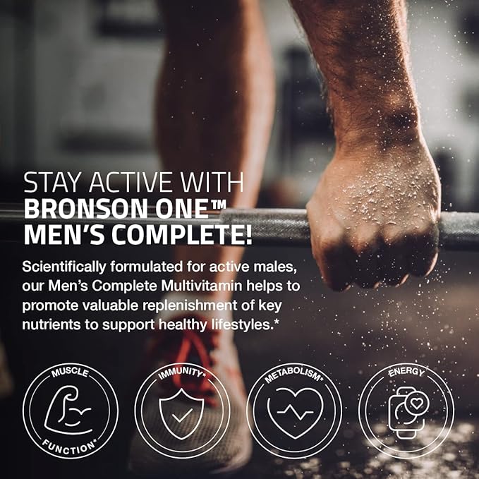 Bronson ONE Daily Men’s Complete Multivitamin 180 Tablets