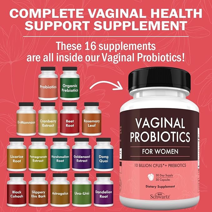 16in1 Vaginal Probiotics for Women (10 30 capsules