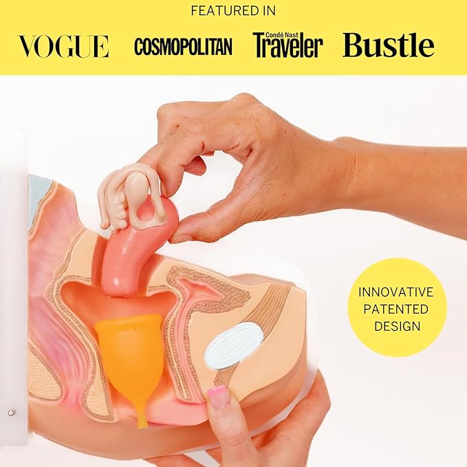 2 Pixie Menstrual Cups 100% Medical-Grade 1 for 12 Hours