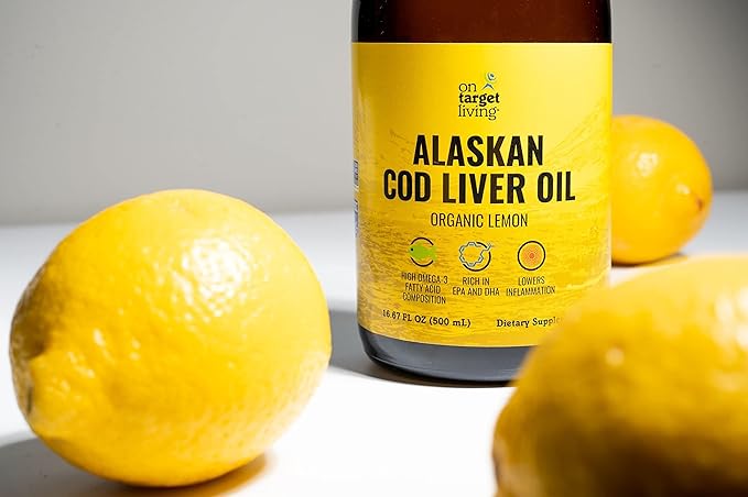 On Target Living Alaskan Cod Liver 16.67 oz 3 DHA/EPA