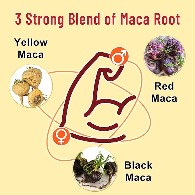 2000 mg Maca Root Gummies 60 Vegan