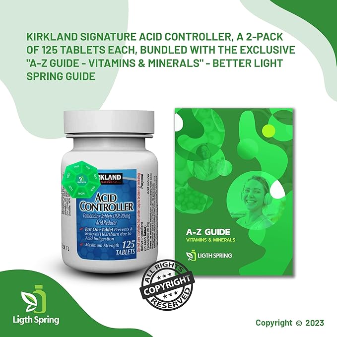 Acid Controller 20 mg, 125 Ct (2 Pack) (3 Items)