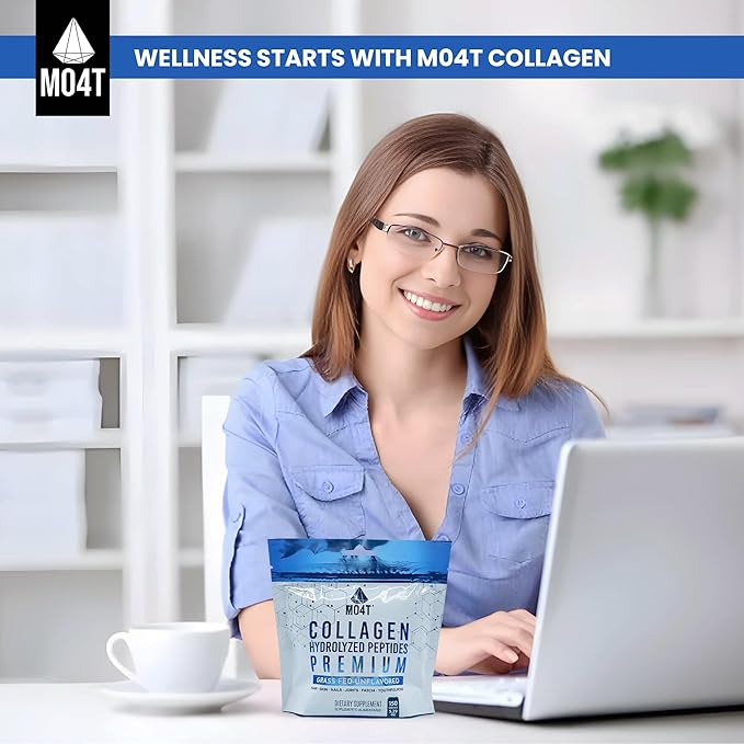 100% Pure Collagen Peptides Powder