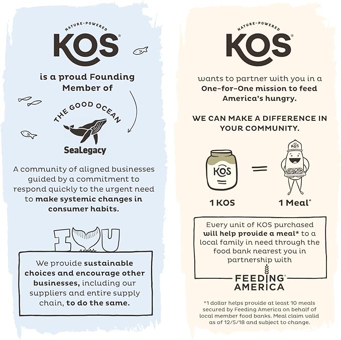 KOS Vegan Protein Powder Erythritol Free, Chocolate 28 Servings