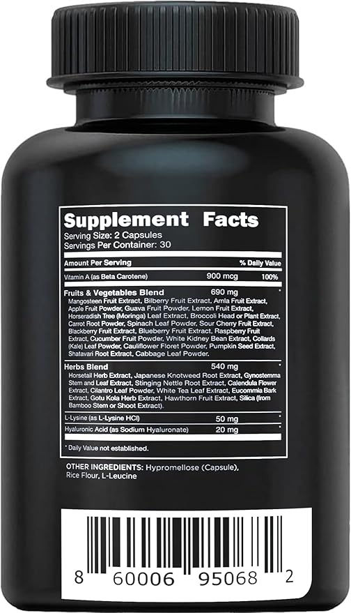 Vital Vitamins Vegan Collagen Booster 60 Capsules