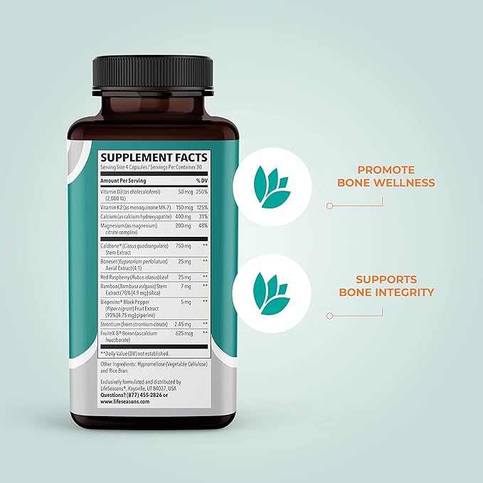 LifeSeasons - Bone Densi-T - Osteo 120 Capsules