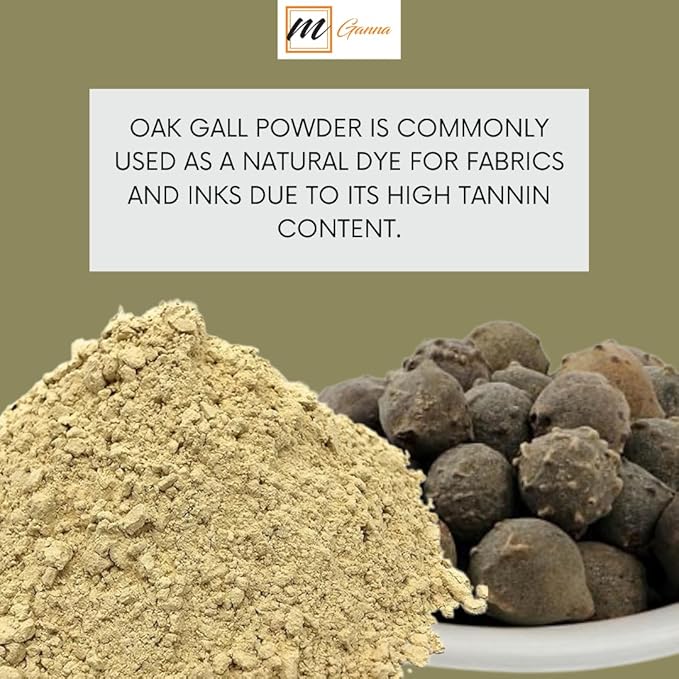 100% Natural Oak Gall Powder 0.22 lbs 100 gms