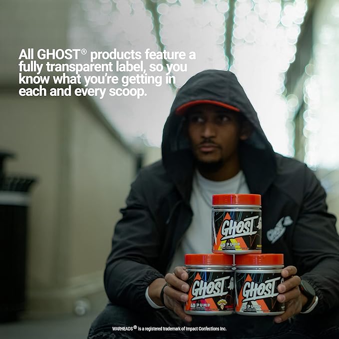 GHOST Pump Nitric Oxide Powder, Natty 40 Servings