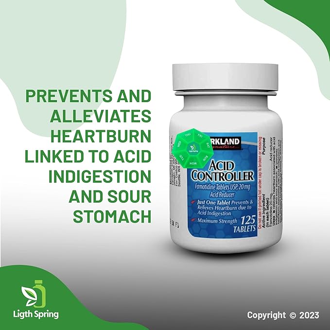 Acid Controller 20 mg, 125 Ct (2 Pack) (3 Items)