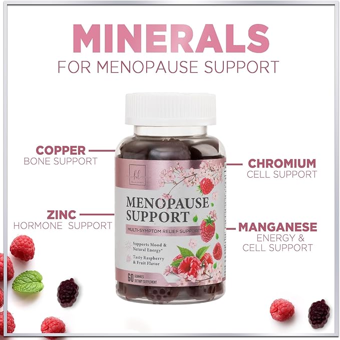 Menopause Support Supplement for Women 60 Gummies