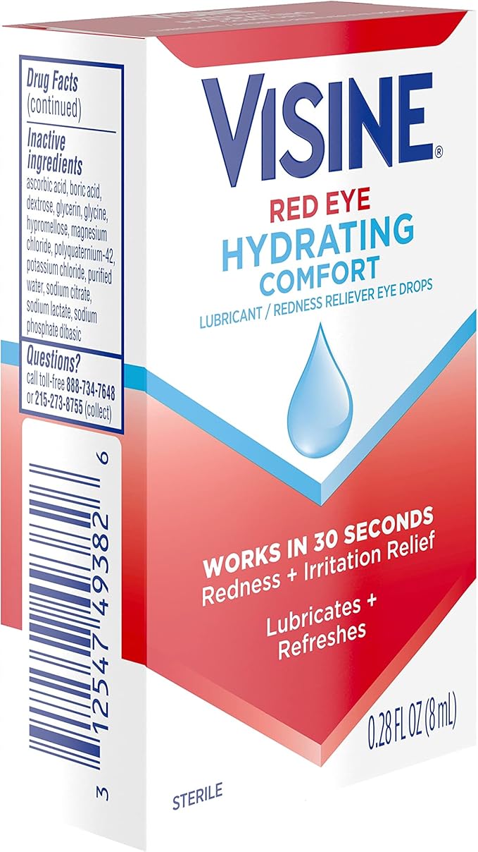 Visine Red Eye Hydrating Comfort Redness 0.28 fl.