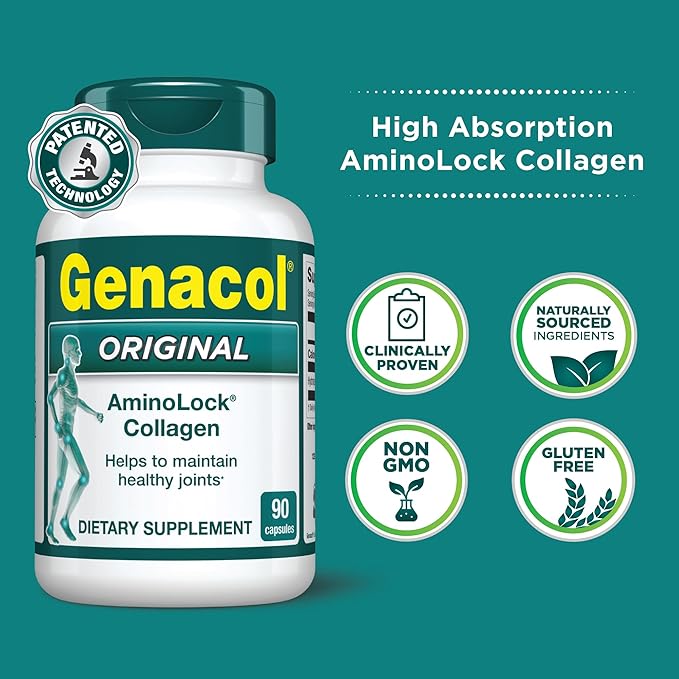 Genacol Hydrolyzed Collagen Joint Health Supplement 90 Capsules