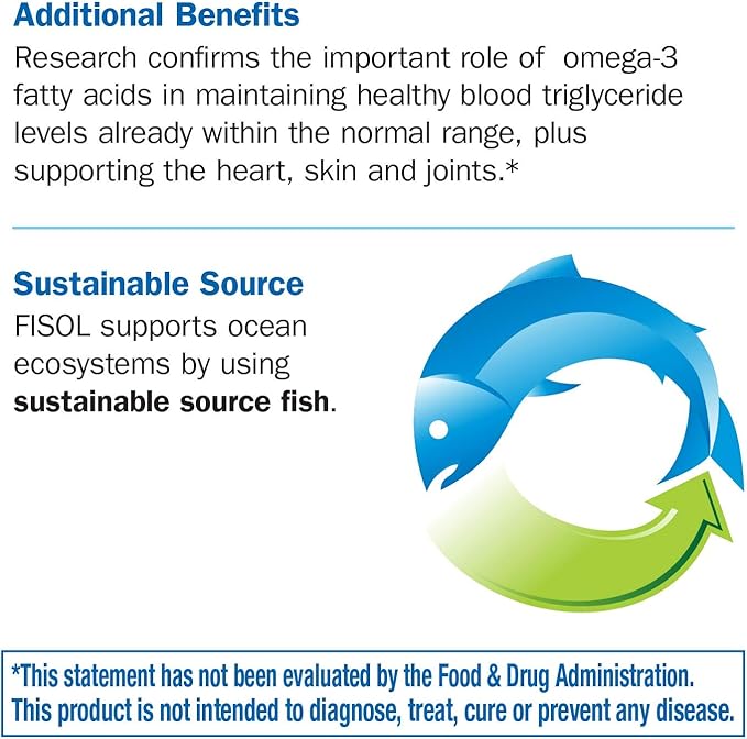 Nature's Way Super Fisol Enteric-Coated Fish 180 Softgels
