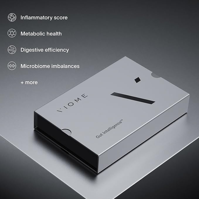 Viome at-Home Gut Microbiome Test | Get Advanced Gut Microbiome Analysis Based on Your RNA + AI Technology with Precision Health Scores & Custom Nutrition Recommendations