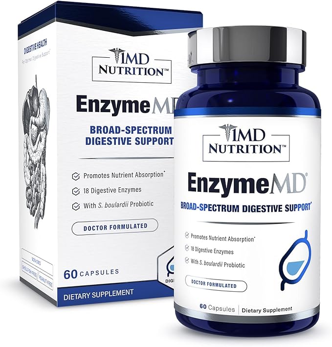 1MD Nutrition EnzymeMD 18 Plant-Based 60 Capsules