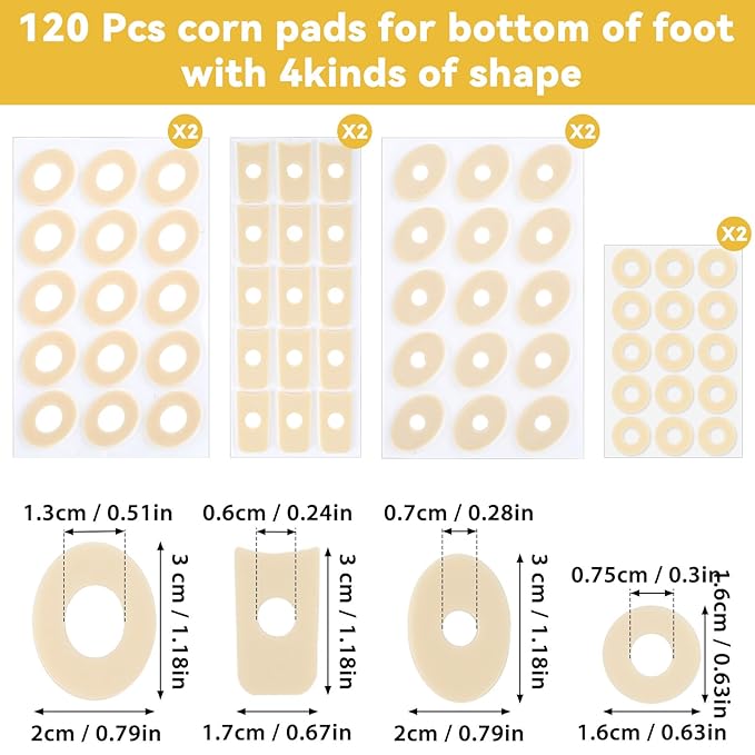 120pcs Corn Pads For Feet 4